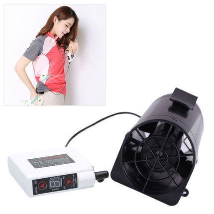 Portable Mini Waist Fan Cooling Fan USB Skin Cooler (Black)-garmade.com