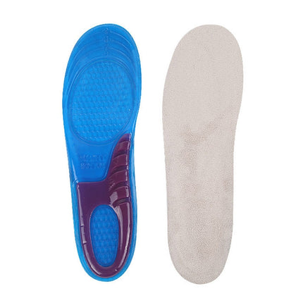 1 Pair Military Training Shock Resistance Sports Insoles Soft and Comfortable Stretch Thick Insoles, Size: M(38-42 Yards)(Blue)-garmade.com