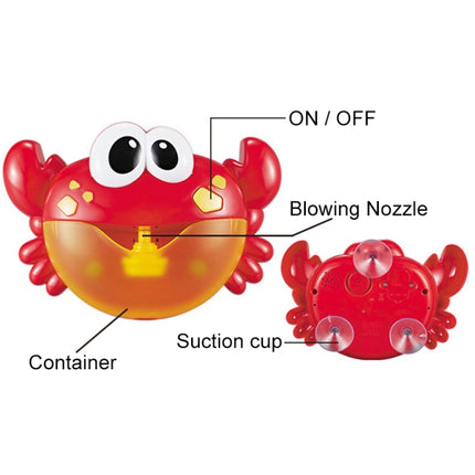 Bubble Crab Baby Bath Toy with 12 Songs-garmade.com