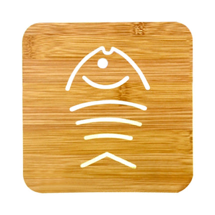 5 PCS Cute Cartoon Kitchen Table Protect Wood Cup Pad Heat Insulation Coaster Mat, Random Style Delivery-garmade.com