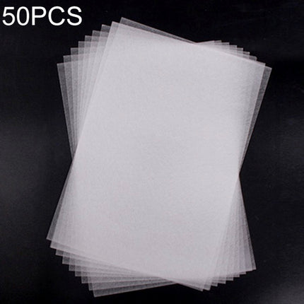 50 PCS Transparent Not Grinding Heat Shrink Film DIY Heat Shrink Film-garmade.com