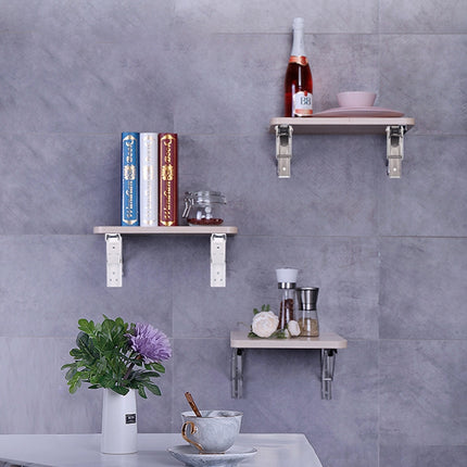 10 inch Wall-mounted Foldable K-shaped Storage Shelf for Dining Table-garmade.com