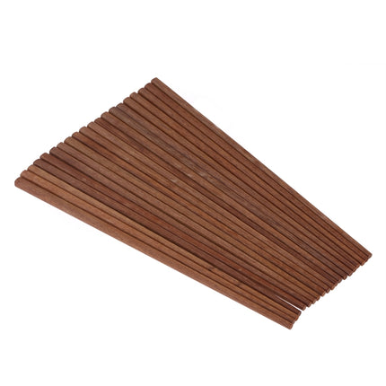 10 Pairs Natural Iron Wood Non-slip Chopsticks-garmade.com
