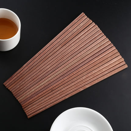 10 Pairs Natural Red Sandal Wood Non-slip Chopsticks-garmade.com