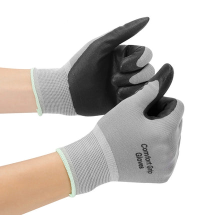 Comfortable Non-slip Wear-resistant Nitrile Rubber Electrician Working Gloves, Size: M-garmade.com