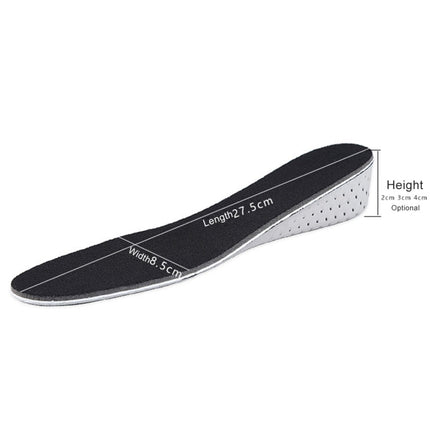 1 Pair EVA Breathable Insert Shoes Height Increase Insoles, Height: 2cm-garmade.com