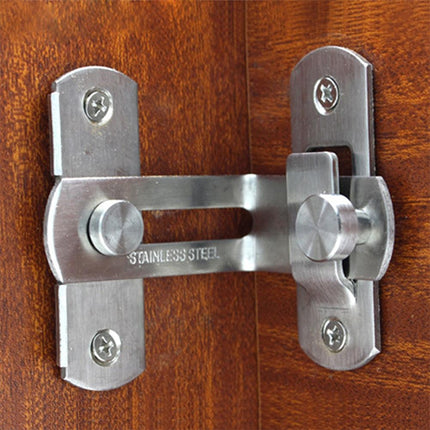 2 PCS Security Door Stainless Steel 90 Degree Right Angle Door Buckle Corner Insert-garmade.com