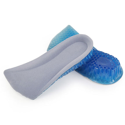 1 Pair 3cm Honeycomb Stretch Insert Shoes Height Increase Half Insoles-garmade.com