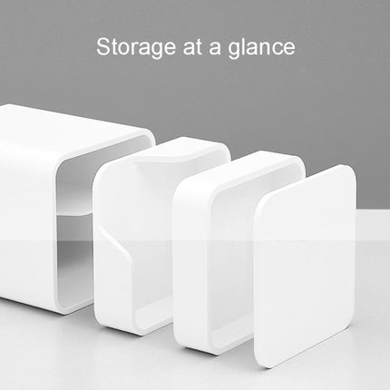 Original Xiaomi Youpin LEMO Desktop Storage Box(White)-garmade.com