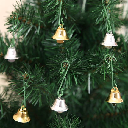 10 in 1 Christmas Decorating Christmas Tree Small Bells Decoration Supplies, Size: 2*2cm(Gold)-garmade.com