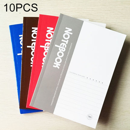 10 PCS 20 Pages A5 Soft Cover Diary Notebook Office Supply, Random Color Delivery-garmade.com