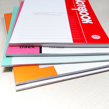 10 PCS 20 Pages A5 Soft Cover Diary Notebook Office Supply, Random Color Delivery-garmade.com