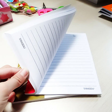 10 PCS 20 Pages A5 Soft Cover Diary Notebook Office Supply, Random Color Delivery-garmade.com