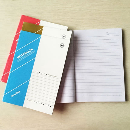 10 PCS 50 Pages A5 Soft Cover Diary Notebook Office Supply, Random Color Delivery-garmade.com