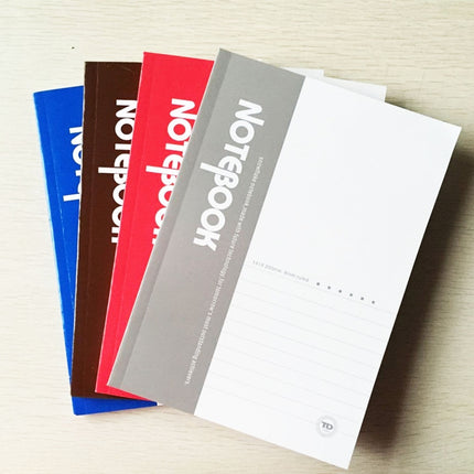 10 PCS 80 Pages A5 Soft Cover Diary Notebook Office Supply, Random Color Delivery-garmade.com