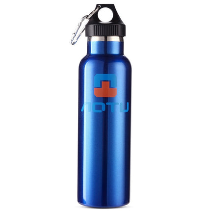 Aotu AT6646 Outdoor Travel Kettle Car Stainless Steel Thermos Bottle (Blue)-garmade.com