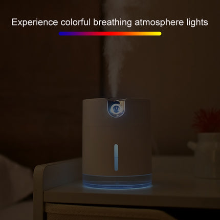 WT-H16 USB Charging Water Pattern Atomizing Humidifier with Colorful Night Lights, Water Tank Capacity: 300mL (Blue)-garmade.com