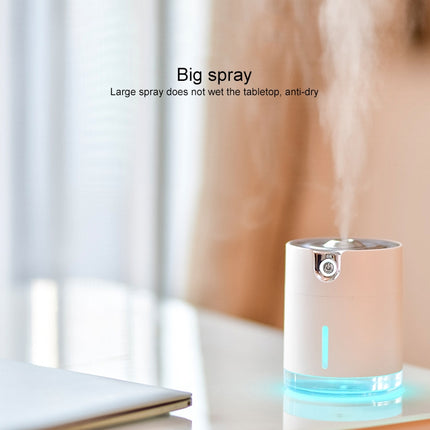 WT-H16 USB Charging Water Pattern Atomizing Humidifier with Colorful Night Lights, Water Tank Capacity: 300mL (Blue)-garmade.com