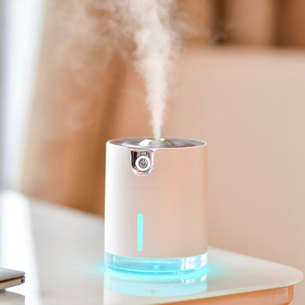 WT-H16 USB Charging Water Pattern Atomizing Humidifier with Colorful Night Lights, Water Tank Capacity: 300mL (White)-garmade.com