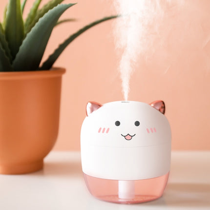 WT-H21 Angel Atomizing Humidifier with Colorful Night Lights, Water Tank Capacity: 200mL(White)-garmade.com