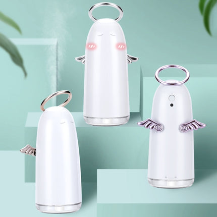 TSHM0 Mini Angel Atomizing Humidifier with Colorful Night Lights, Water Tank Capacity: 230mL (Gold)-garmade.com