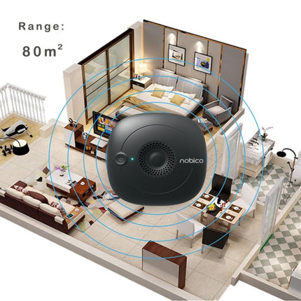 Household Wireless Ultrasonic Deodorizer Vacuum Cleaner Dust Mite Controller(Black)-garmade.com