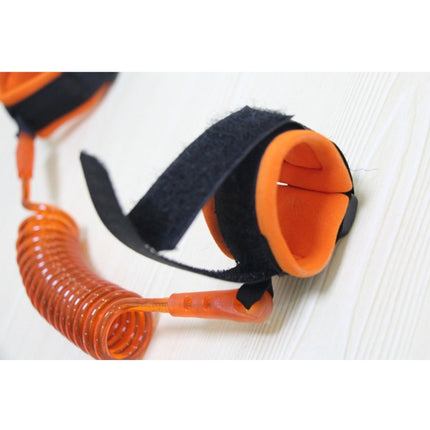 Kids Safety Harness Child Leash Anti Lost Wrist Link Traction Rope Anti Lost Bracelet, Length: 2m(Orange)-garmade.com