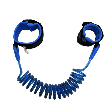 Kids Safety Harness Child Leash Anti Lost Wrist Link Traction Rope Anti Lost Bracelet, Length: 2.5m(Blue)-garmade.com