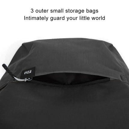 Original Xiaomi 10L Travel Camping Backpack Bag Colorful Leisure Sports Chest Pack Bags Unisex(Black)-garmade.com
