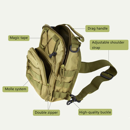 Outdoor Multipurpose Unisex 600D Military Backpack Camping Hiking Hunting Camouflage Backpack Bag, Size: 30*22*5.0cm-garmade.com