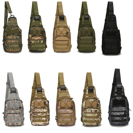 Outdoor Multipurpose Unisex 600D Military Backpack Camping Hiking Hunting Camouflage Backpack Bag, Size: 30*22*5.0cm-garmade.com