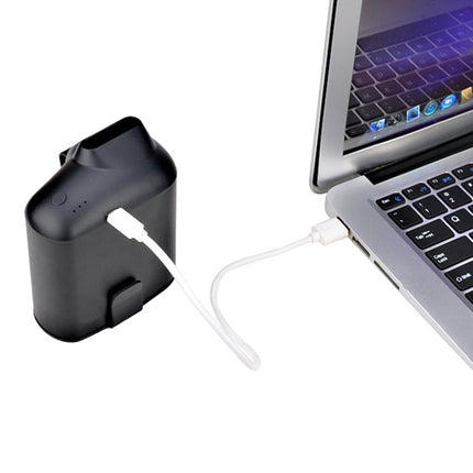 Portable Creative Hanging Waist USB Fan with Three Adjustable Wind Speed (Grey)-garmade.com