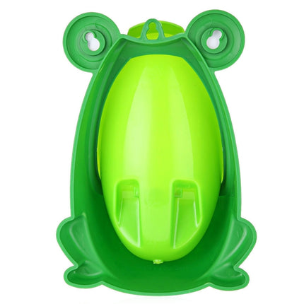 Cartoon Frog Shape Kids Wall-Mounted Potty Toilet(Green)-garmade.com
