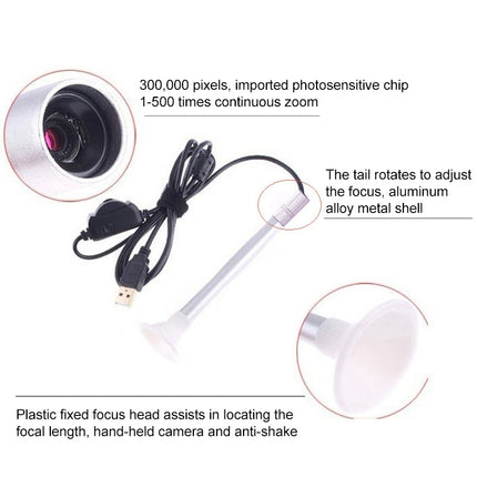 Supereyes B005 Digital Electronic Endoscope Industrial Stamp Insect Mites Magnifying Glass-garmade.com