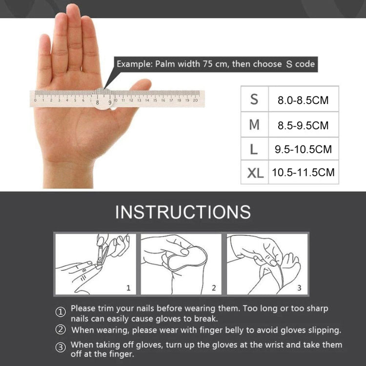 100 PCS Disposable PVC Examination Gloves Household Transparent Touchable Protective Gloves, Size: S-garmade.com