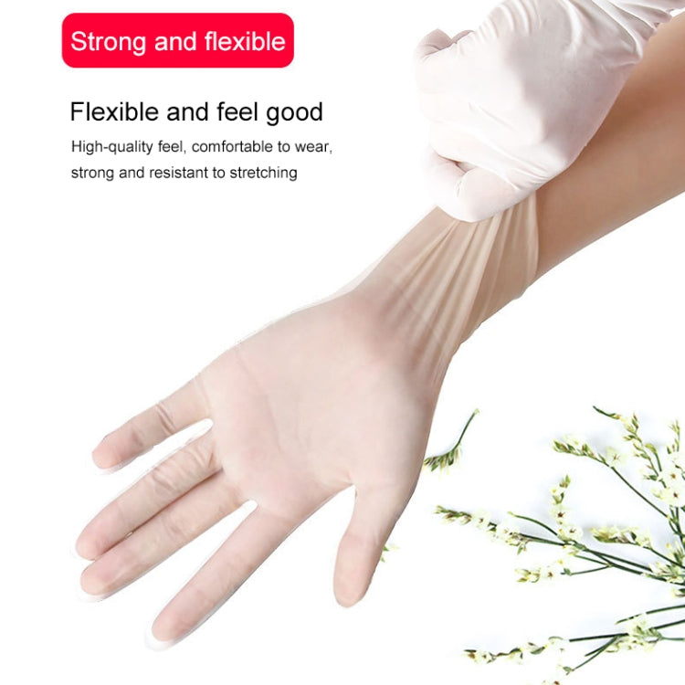 100 PCS Disposable PVC Examination Gloves Household Transparent Touchable Protective Gloves, Size: S-garmade.com