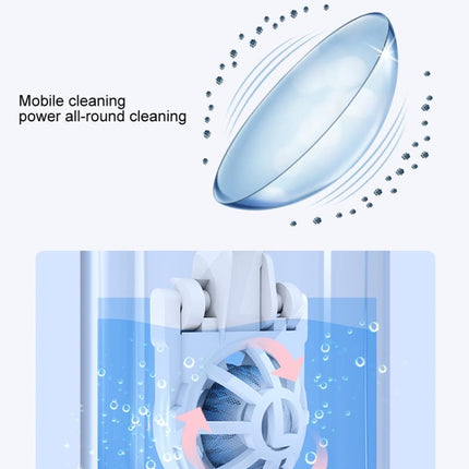 Eyekan HL-988 Ultrasonic Automatic Cleaner Beauty Lens Electric Cleaning Instrument(Blue)-garmade.com