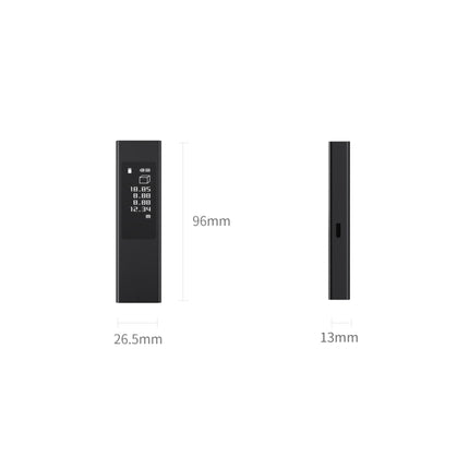 Original Xiaomi Youpin DUKA LS5 Touch Screen High-precision Infrared Laser Rangefinder (Black)-garmade.com