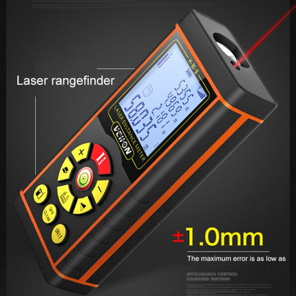 VCHON 40m Handheld Rechargeable Voice Laser Rangefinder High Precision Infrared Room Measuring Instrument Electronic Laser Ruler-garmade.com