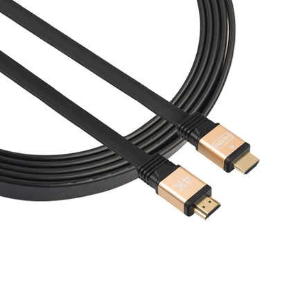 1m HDMI 2.0 (4K) 30AWG High Speed 18Gbps Gold Plated Connectors HDMI Male to HDMI Male Flat Cable(Gold)-garmade.com