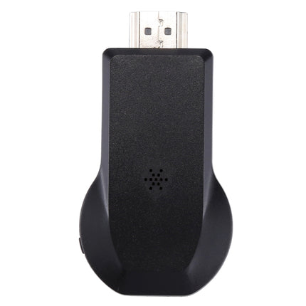 MiraScreen WiFi Display Dongle / Miracast Airplay DLNA Display Receiver Dongle Wireless Mirroring Screen Device with 2 in 1 USB Cable (Black)-garmade.com