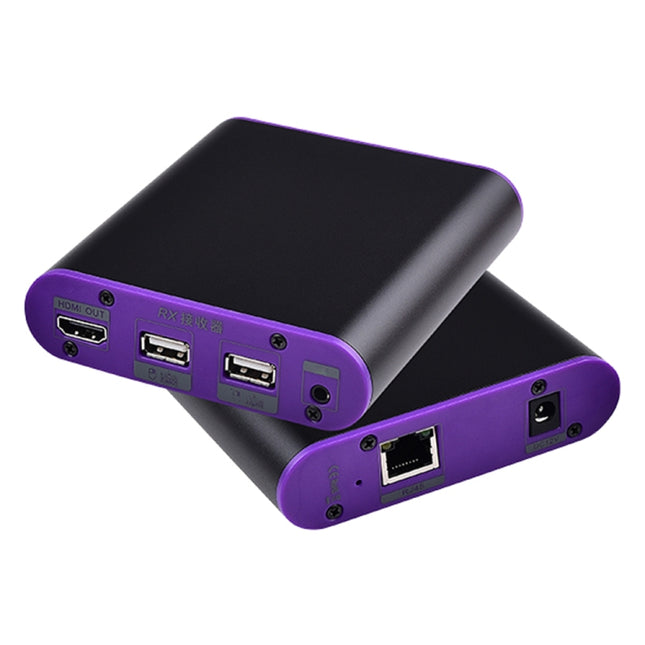CAT872-KVM HDMI Extender (Receiver & Sender) over CAT5e/CAT6 Cable with USB Port and KVM Function, Transmission Distance: 200m(AU Plug)-garmade.com