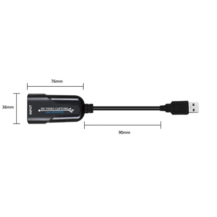 K004 HDMI to USB 3.0 UVC HD Video Capture (Black)-garmade.com