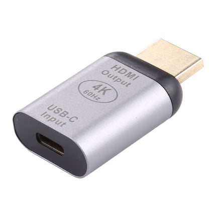 Type-C / USB-C Female to HDMI Male Aluminium Alloy Adapter-garmade.com