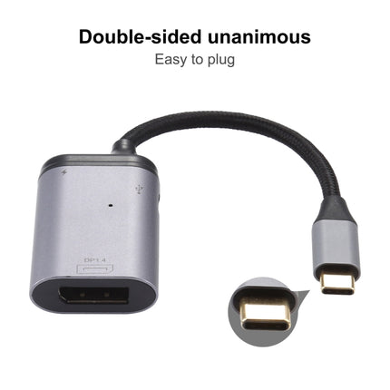 4K USB-C / Type-C to DisplayPort 1.4 + PD Data Sync Adapter Cable-garmade.com