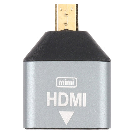 Mini HDMI Male to HDMI Female Gold-plated Head Adapter-garmade.com