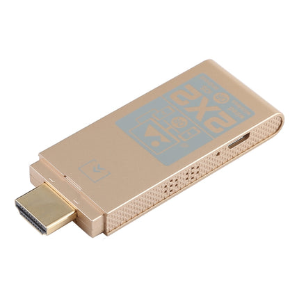 2 Systems x 2 Modes Super Dongle Wire and Wireless HDMI HDTV Mirror Adapter for Android, iOS (Gold)-garmade.com