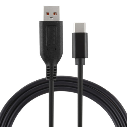 Yoga 3 Interface to Type-C / USB-C Male Power Adapter Charger Cable for Lenovo Yoga 3, Length: About 1.8m (Black)-garmade.com