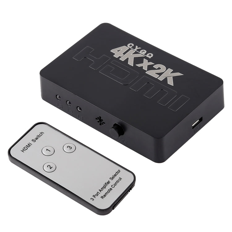 Remote Hdmi 4K 3 Ports HDMI Switch with Remote Control – Garmade
