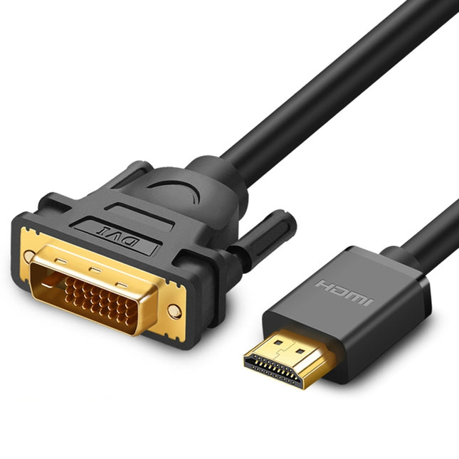 UGREEN DVI D(24+1) Male to HDMI Male HD 2K Two-way Interchanging Line,Length: 1.5m-garmade.com